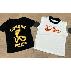 NWT Tiny Whales Baby Boys Logo T Shirt Bundle Sz 6-12 Months